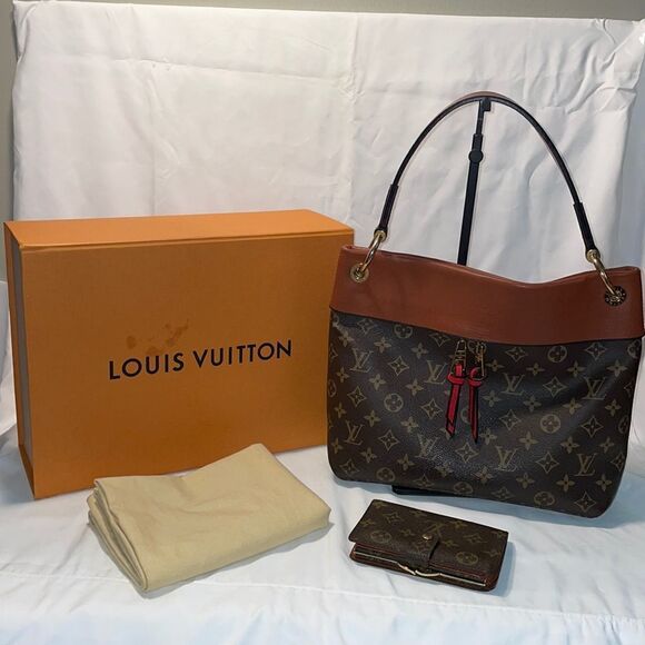 Authentic Louis Vuitton Tuileries set with Bifold Wallet Monogram - Picture 1 of 17